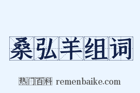 桑弘羊组词是什么意思的图片